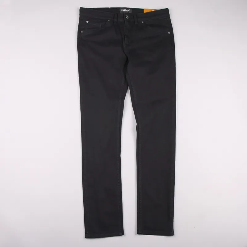 Farah Drake Twill Trousers - Black